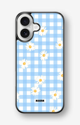 iPhone 17 Hard Case – Blue Daisies - View 1