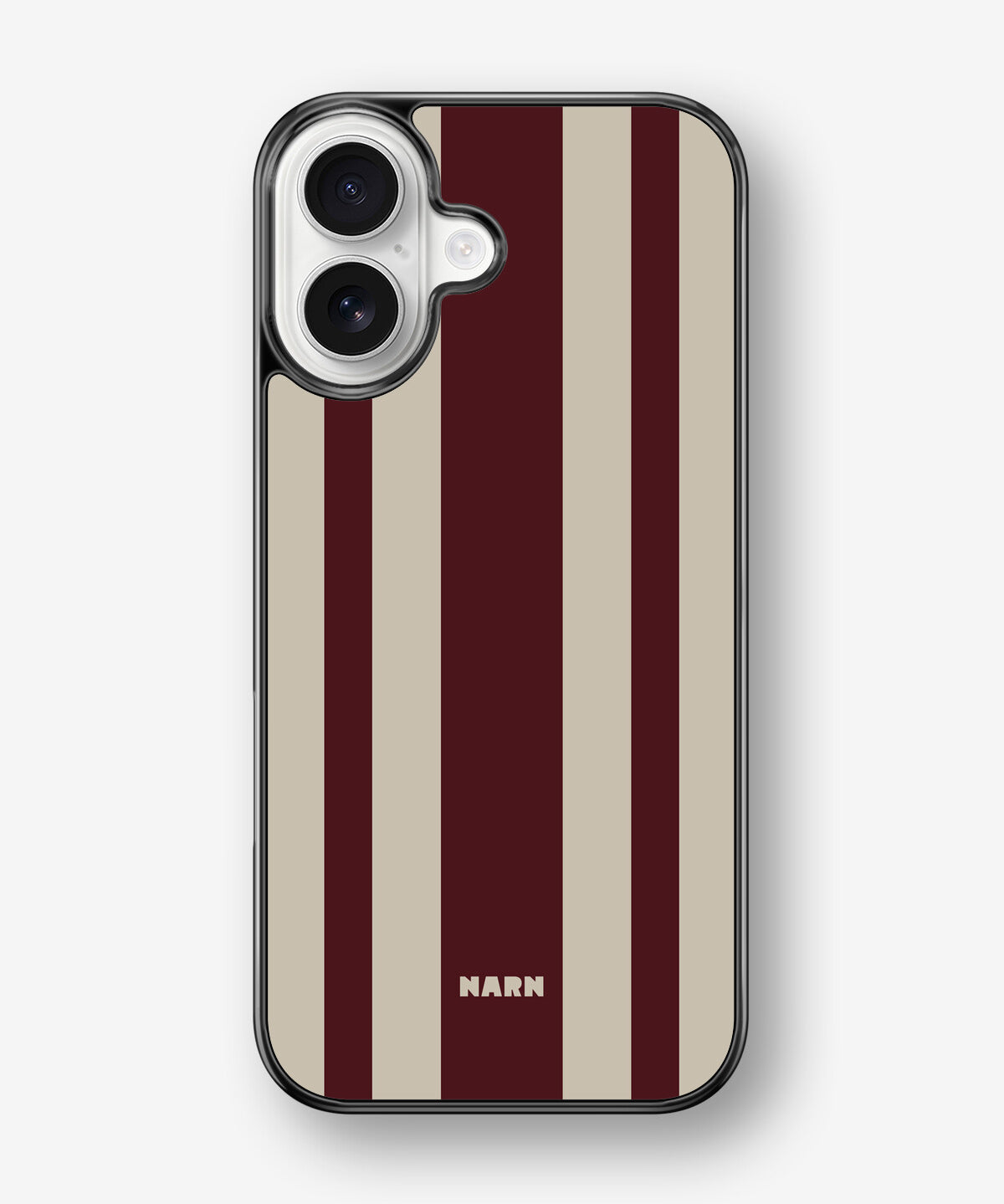 iPhone 17 Hard Case – Bordeaux Stripe - View 1