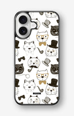 iPhone 17 Hard Case – Cartoon Cats - View 1