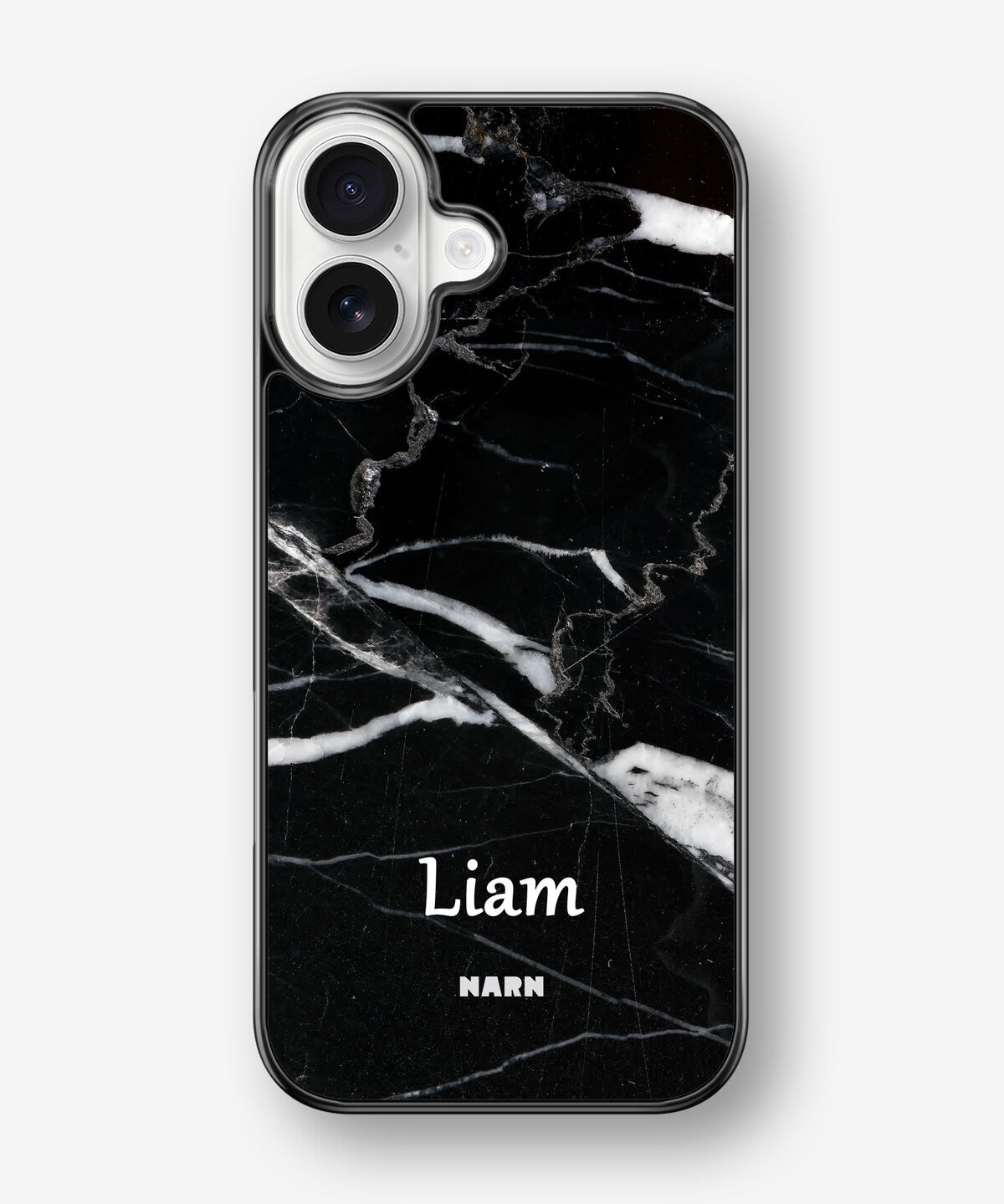 iPhone 17 Hard Case – Custom - Black Marble - View 1