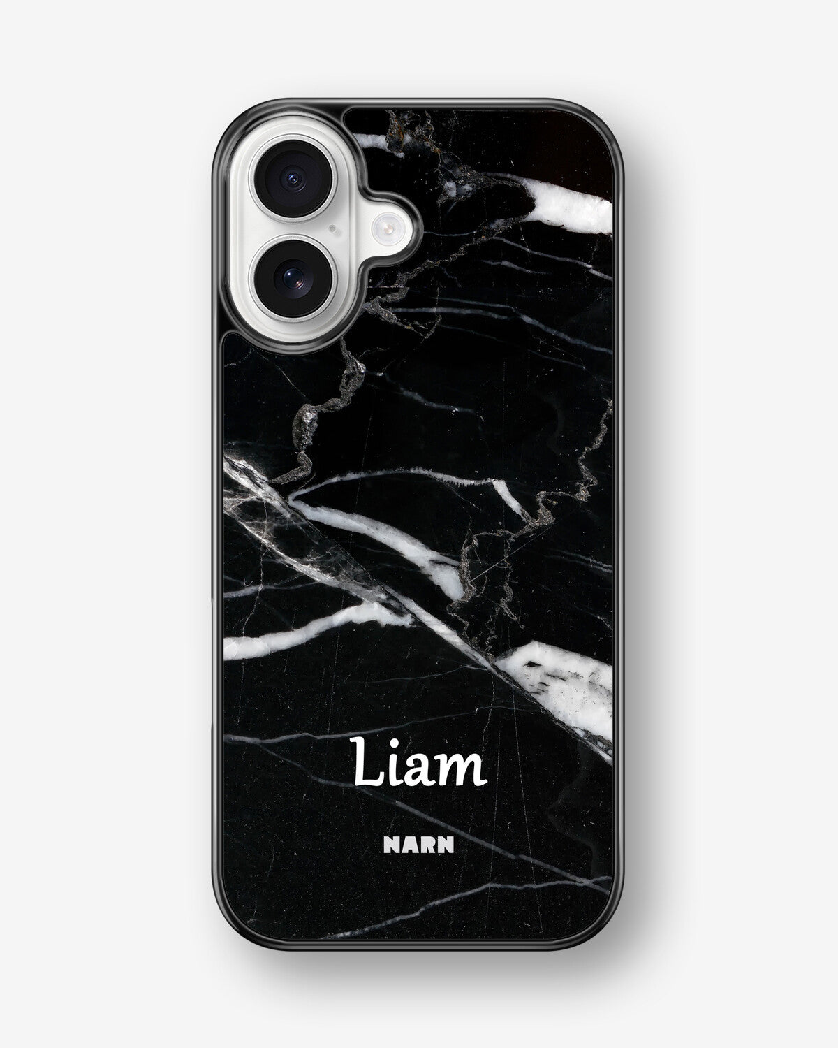 iPhone 17 Hard Case – Custom - Black Marble - View 1