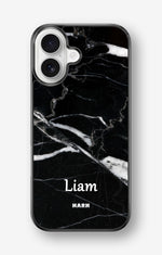 iPhone 17 Hard Case – Custom - Black Marble - View 1