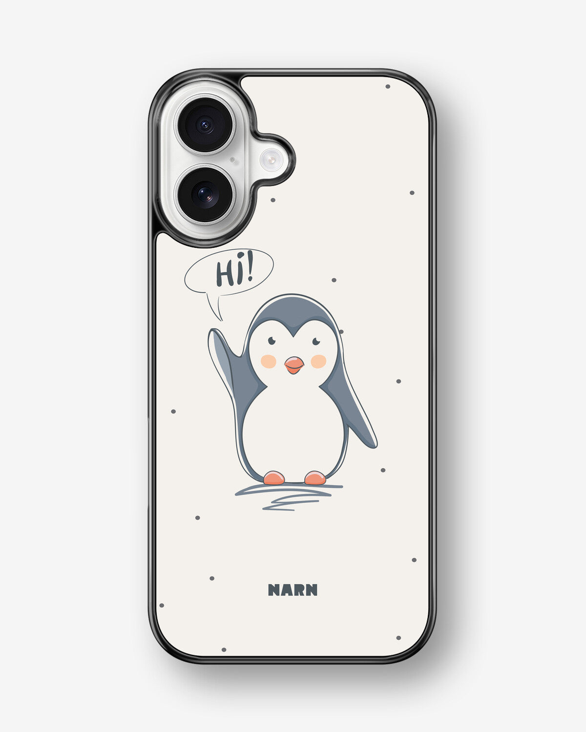 iPhone 17 Hard Case – Cute Penguin - View 1