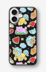 iPhone 17 Hard Case – Cute Stickers - View 1