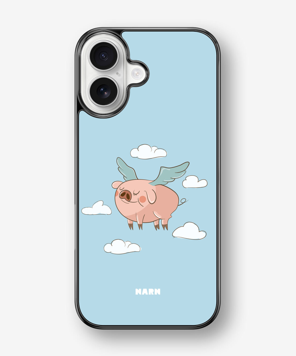 iPhone 17 Hard Case – Dreamy Pig - View 1
