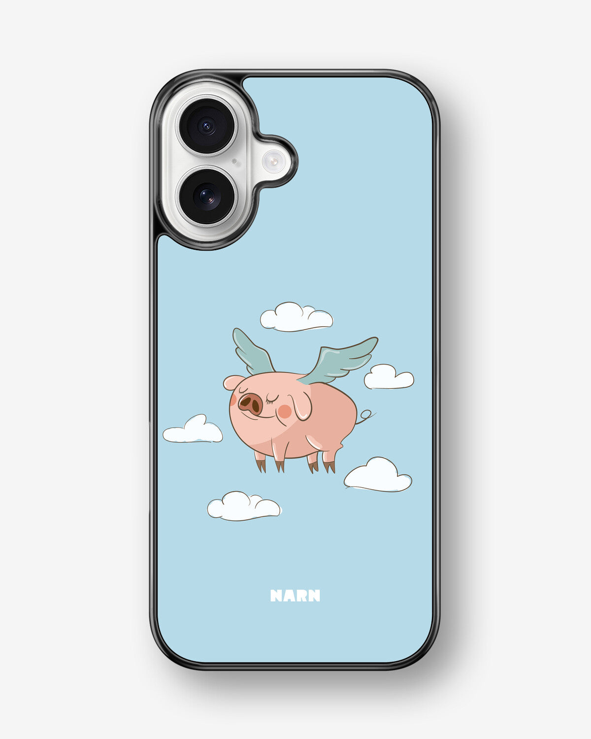 iPhone 17 Hard Case – Dreamy Pig - View 1