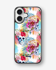 iPhone 17 Hard Case – Flowered Skulls - View 1