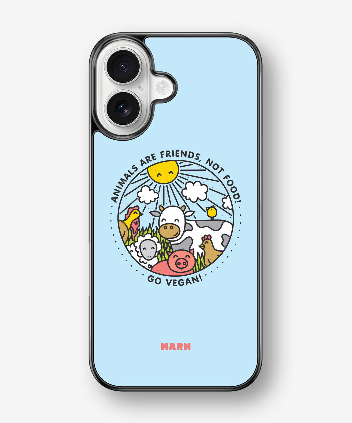 iPhone 17 Hard Case – Friends, Not Food - View 1