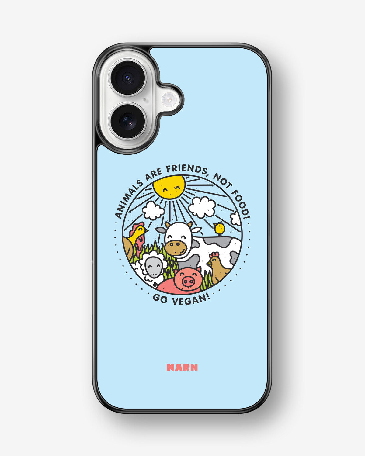 iPhone 17 Hard Case – Friends, Not Food - View 1