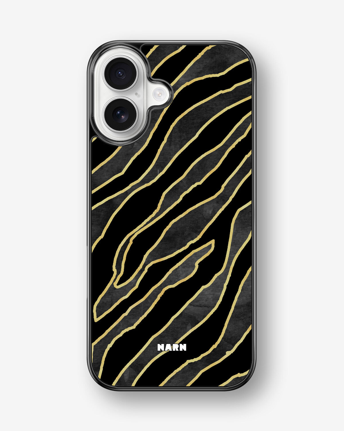 iPhone 17 Hard Case – Golden Zebra - View 1