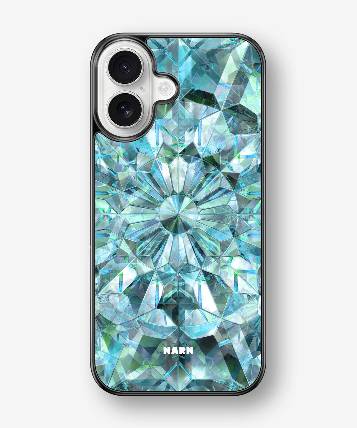 iPhone 17 Hard Case – Green Crystals - View 1