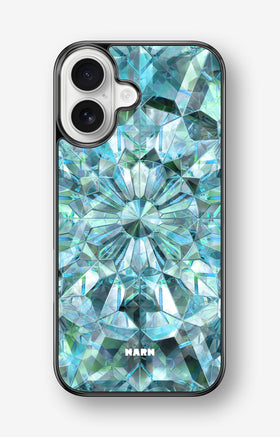 iPhone 17 Hard Case – Green Crystals - View 1