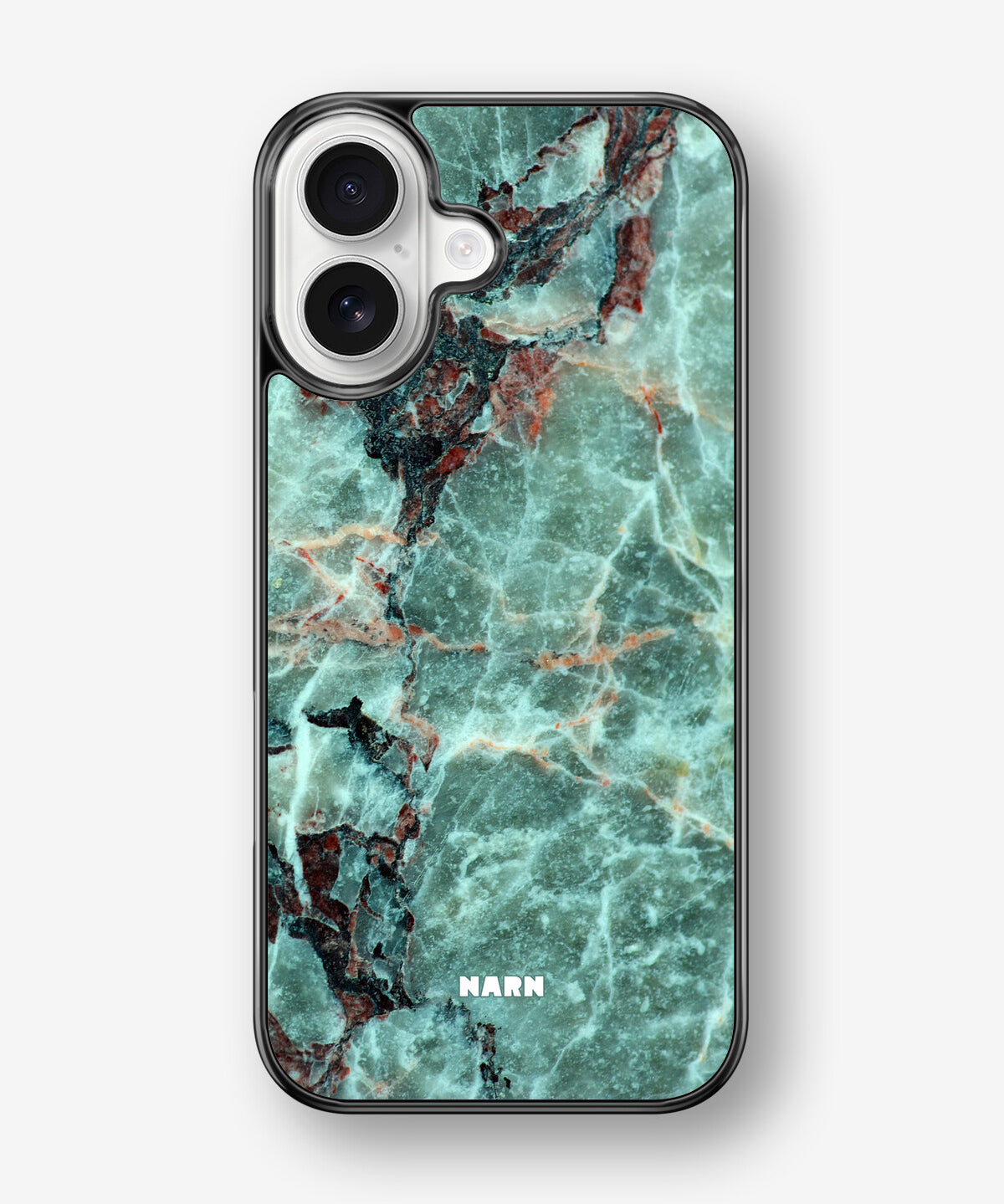 iPhone 17 Hard Case – Green Marble - View 1