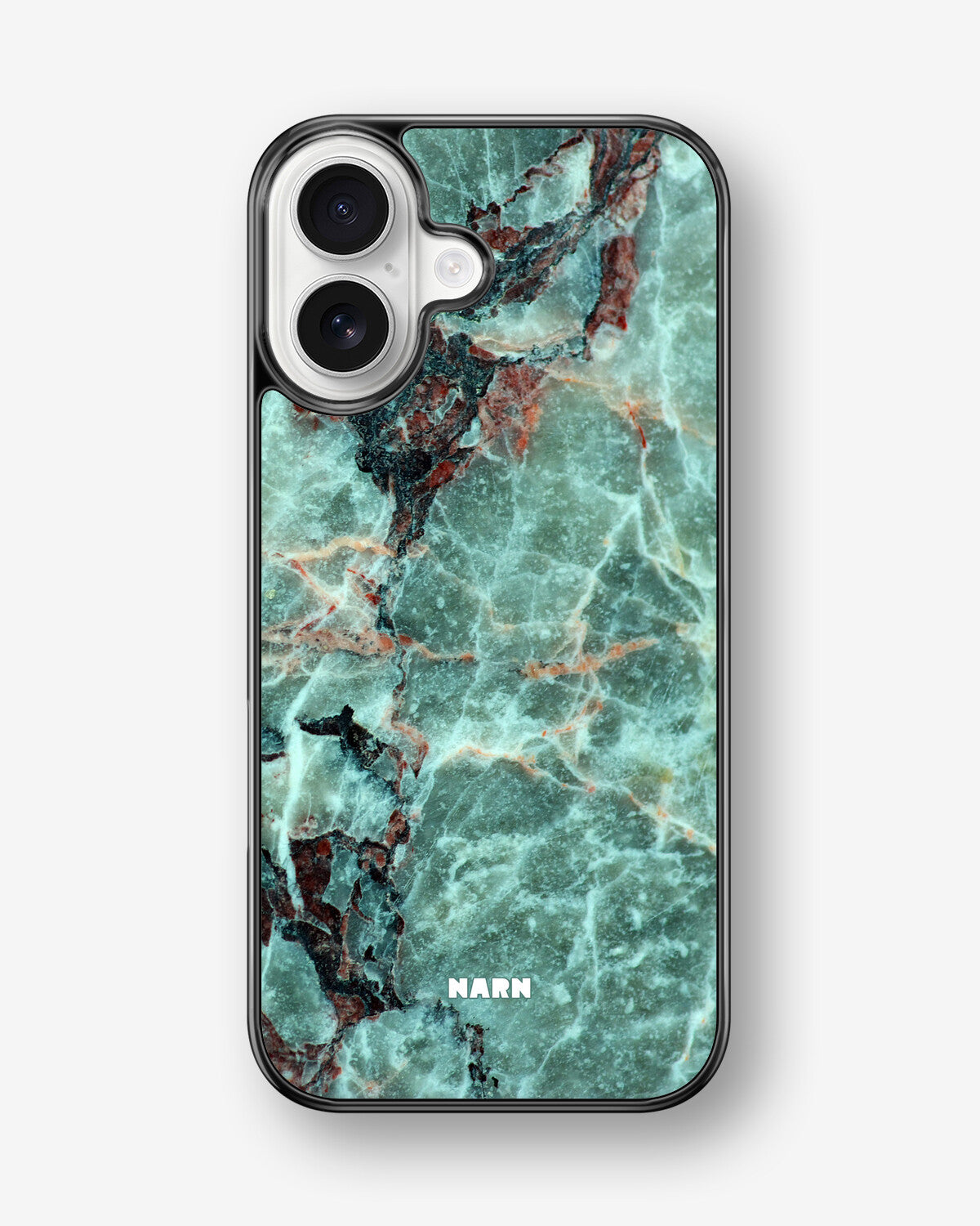 iPhone 17 Hard Case – Green Marble - View 1