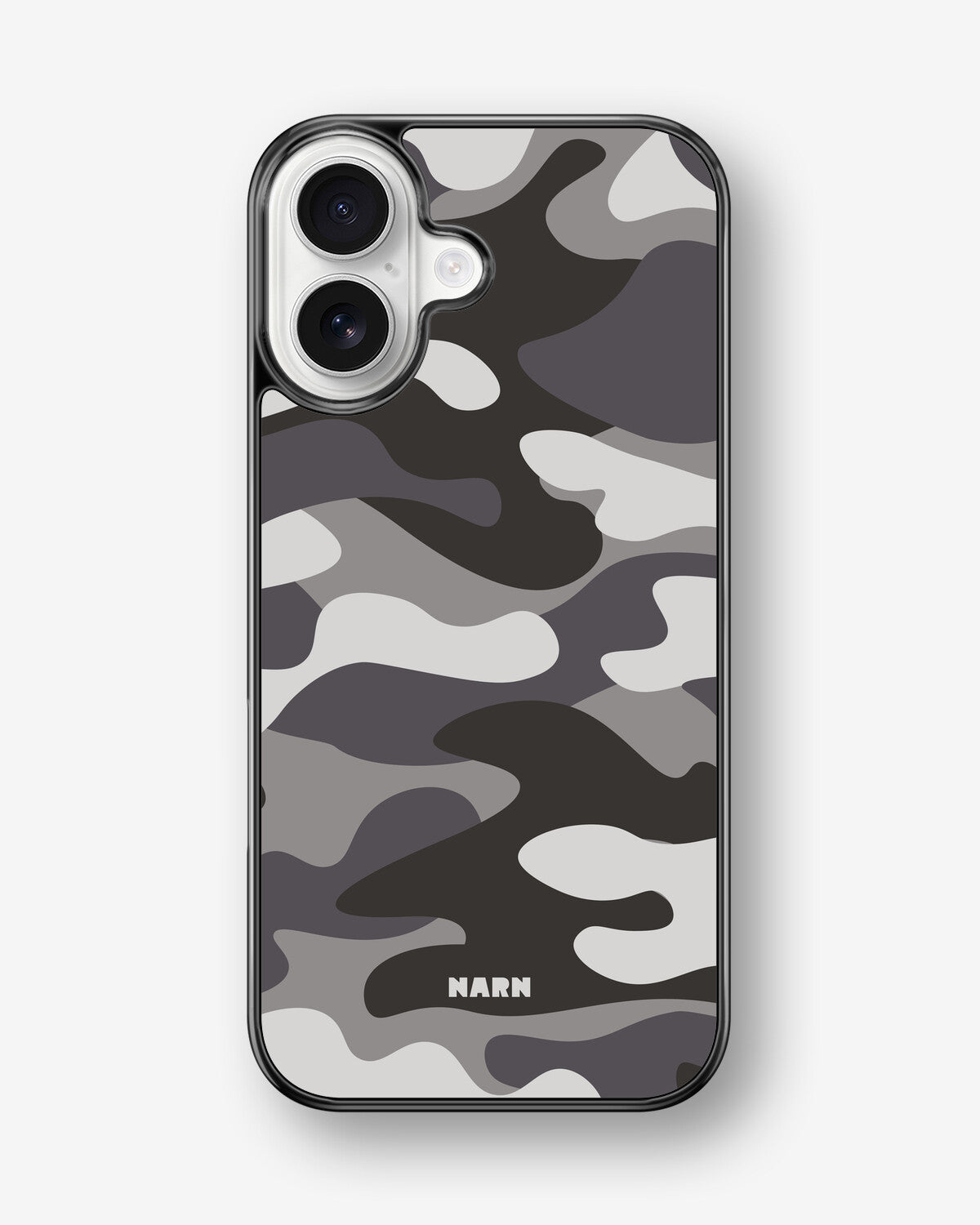 iPhone 17 Hard Case – Grey Camo - View 1