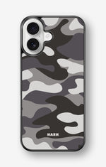 iPhone 17 Hard Case – Grey Camo - View 1