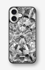 iPhone 17 Hard Case – Grey Crystals - View 1