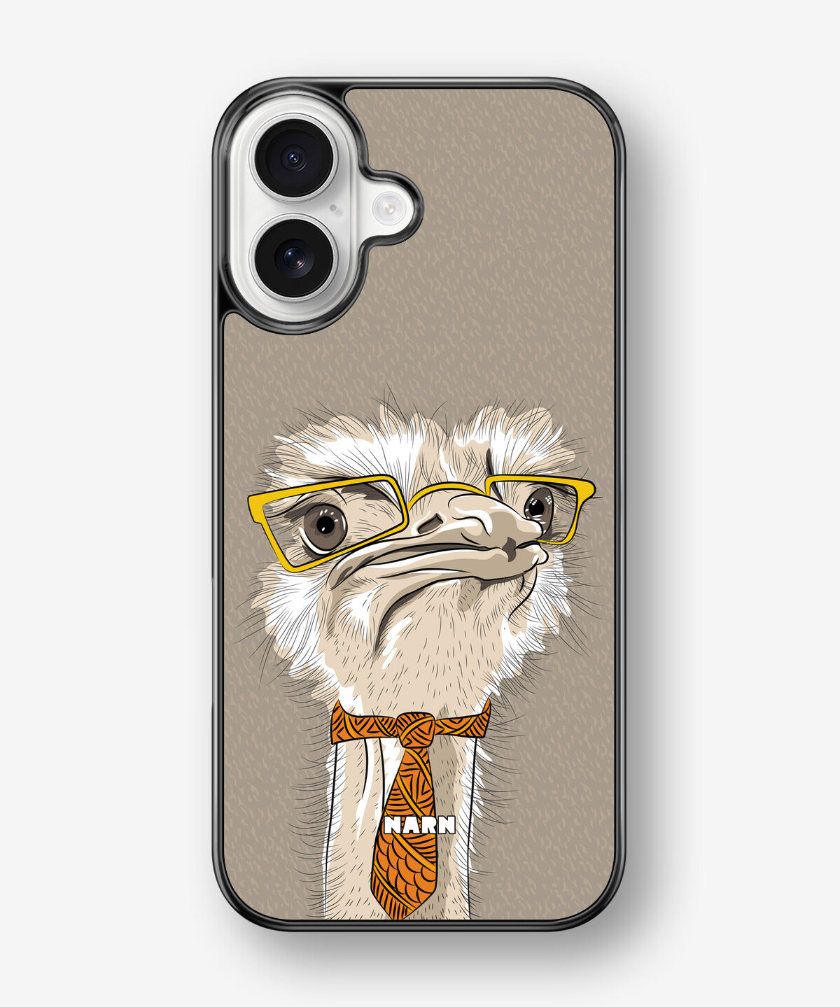 iPhone 17 Hard Case – Hipster Ostrich - View 1