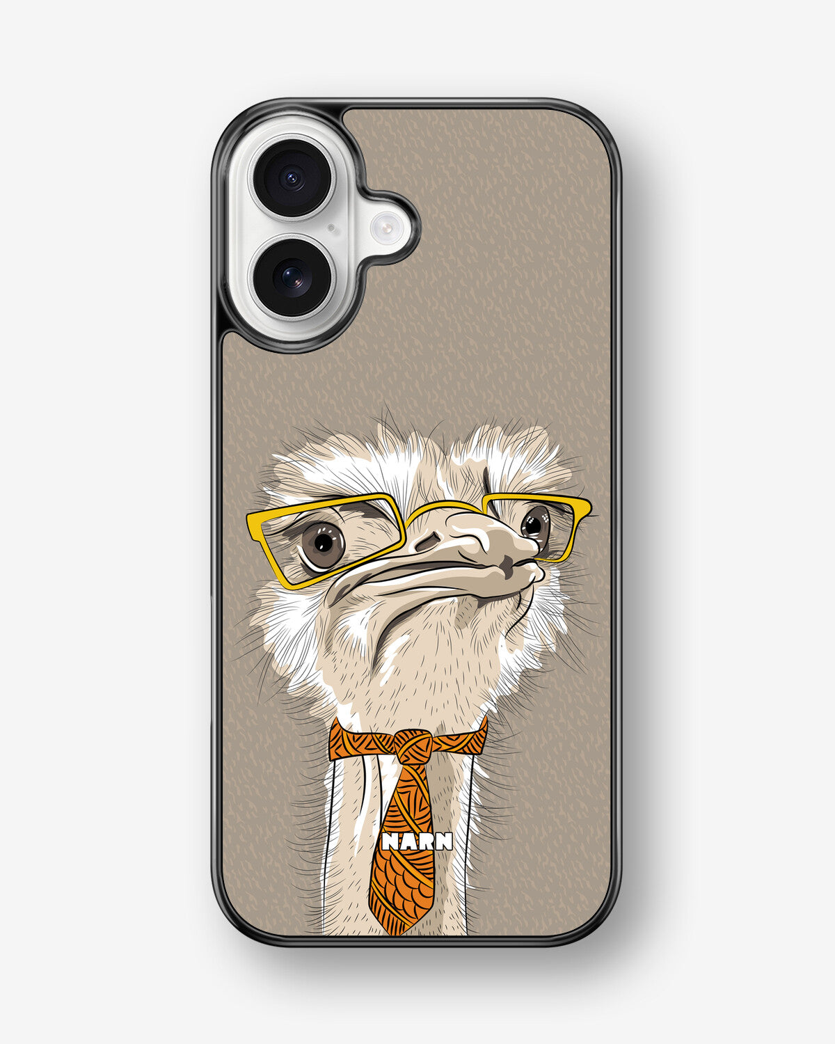 iPhone 17 Hard Case – Hipster Ostrich - View 1