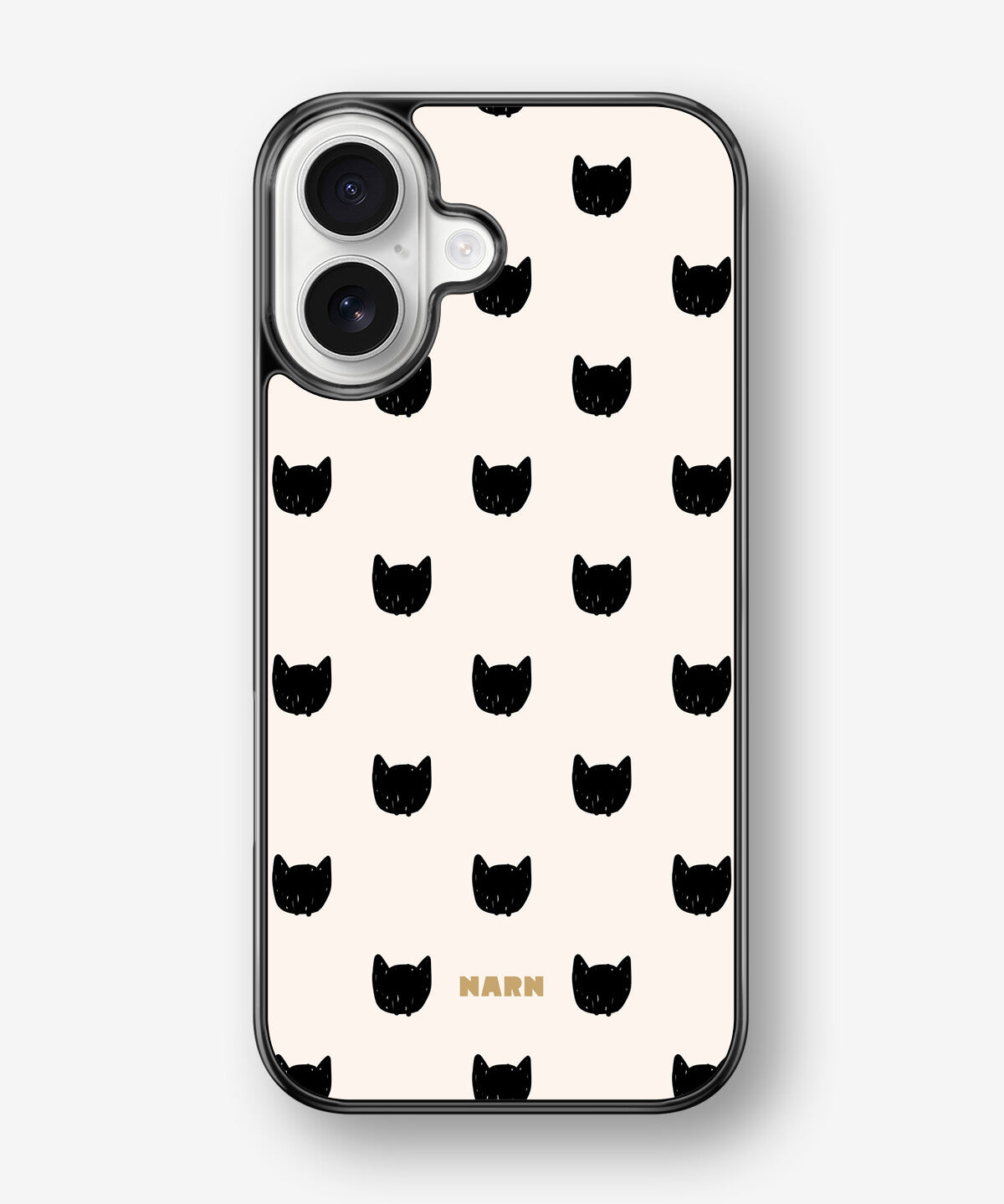 iPhone 17 Hard Case – Kitty Dots - View 1