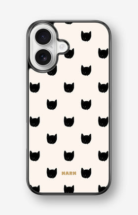 iPhone 17 Hard Case – Kitty Dots - View 1