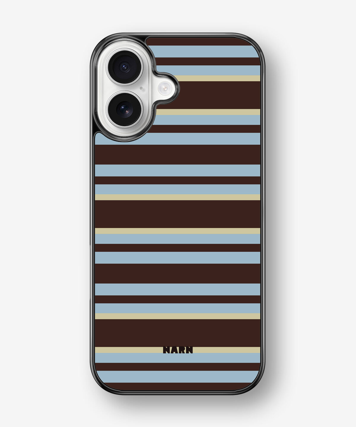 iPhone 17 Hard Case – Latte Lines - View 1