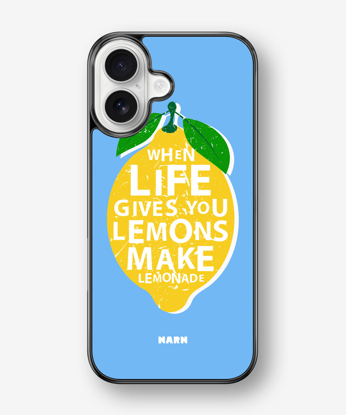 iPhone 17 Hard Case – Lemon Quote - View 1
