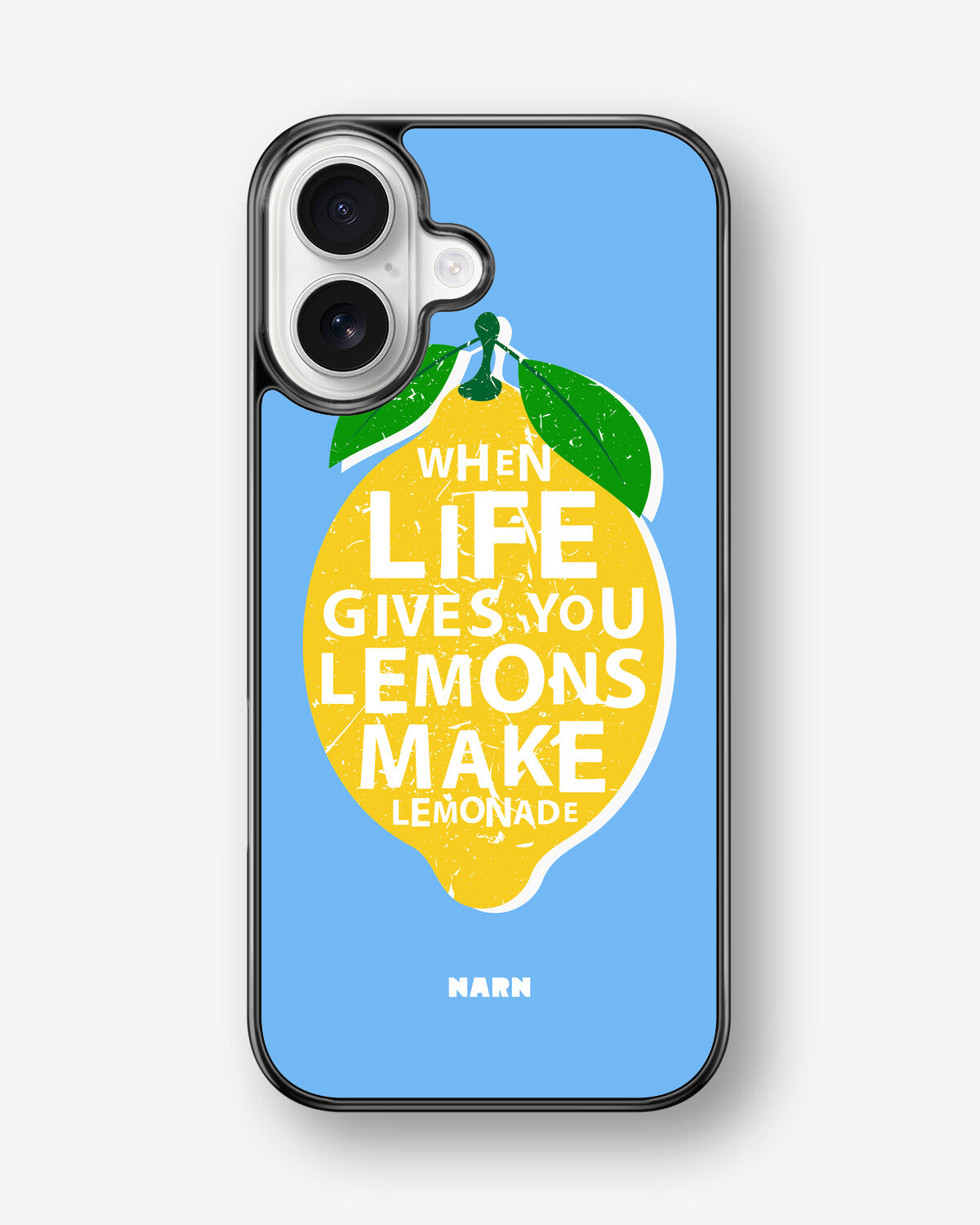 iPhone 17 Hard Case – Lemon Quote - View 1