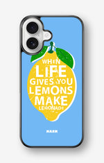 iPhone 17 Hard Case – Lemon Quote - View 1