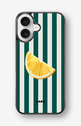 iPhone 17 Hard Case – Lemon Stripes - View 1