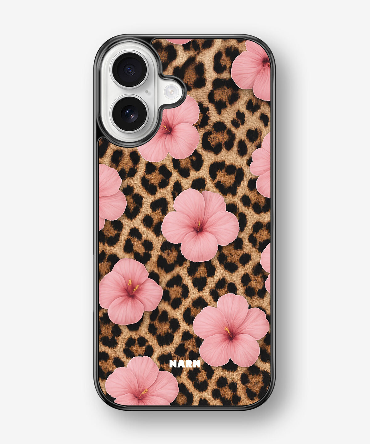 iPhone 17 Hard Case – Leopard Flower - View 1