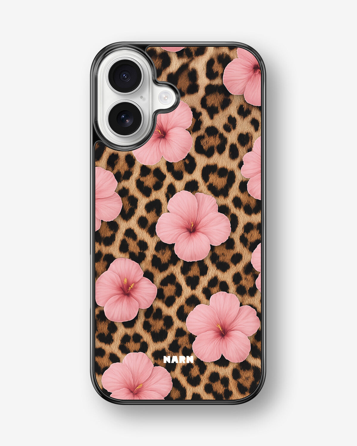 iPhone 17 Hard Case – Leopard Flower - View 1