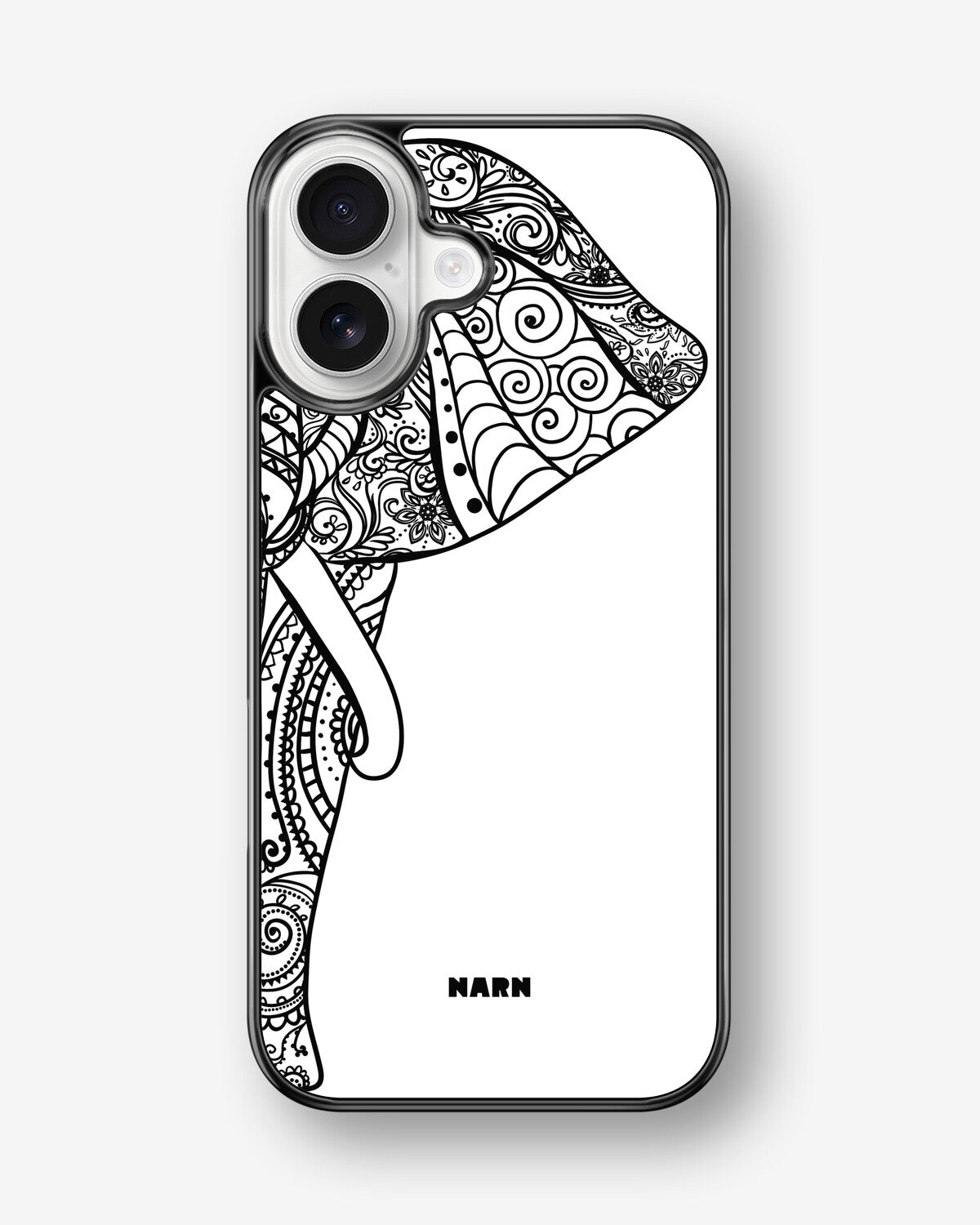 iPhone 17 Hard Case – Mandala Elephant - View 1