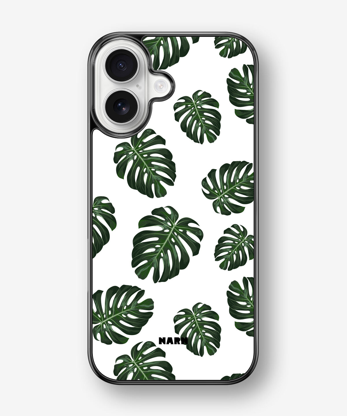 iPhone 17 Hard Case – Monstera Pattern - View 1