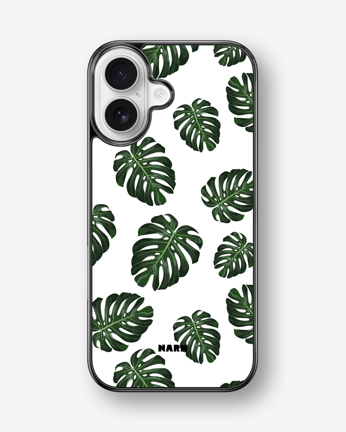 iPhone 17 Hard Case – Monstera Pattern - View 1