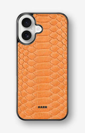 iPhone 17 Hard Case – Orange Snake - View 1