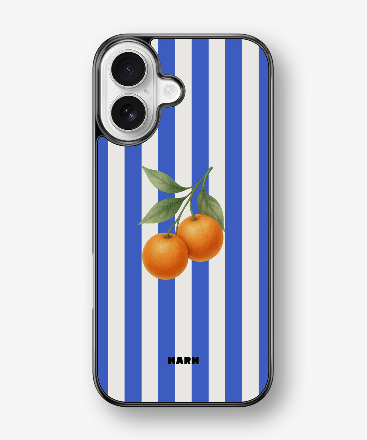 iPhone 17 Hard Case – Orange Stripes - View 1