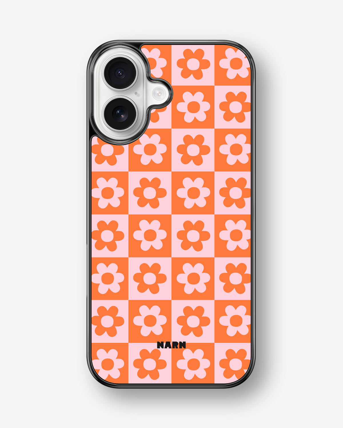 iPhone 17 Hard Case – Peach Petals - View 1