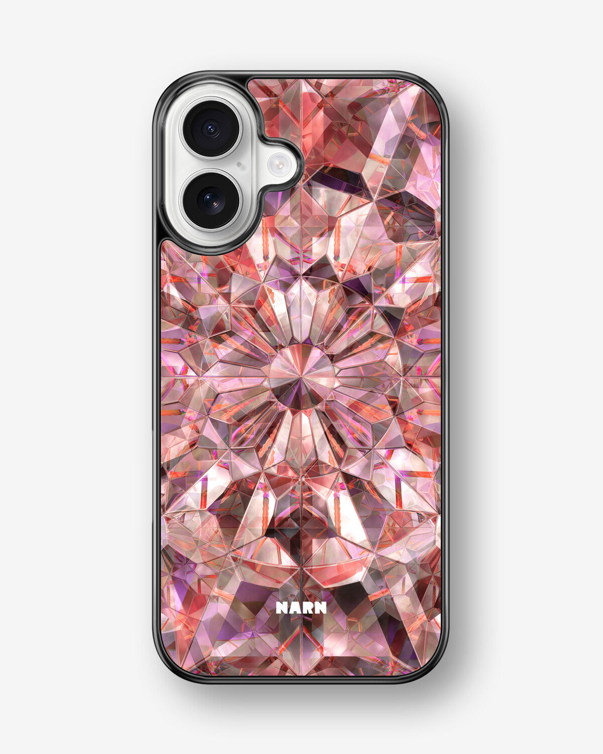 iPhone 17 Hard Case – Pink Crystals - View 1