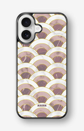 iPhone 17 Hard Case – Pink Marble Waves - View 1
