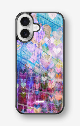 iPhone 17 Hard Case – Purple Hearts - View 1