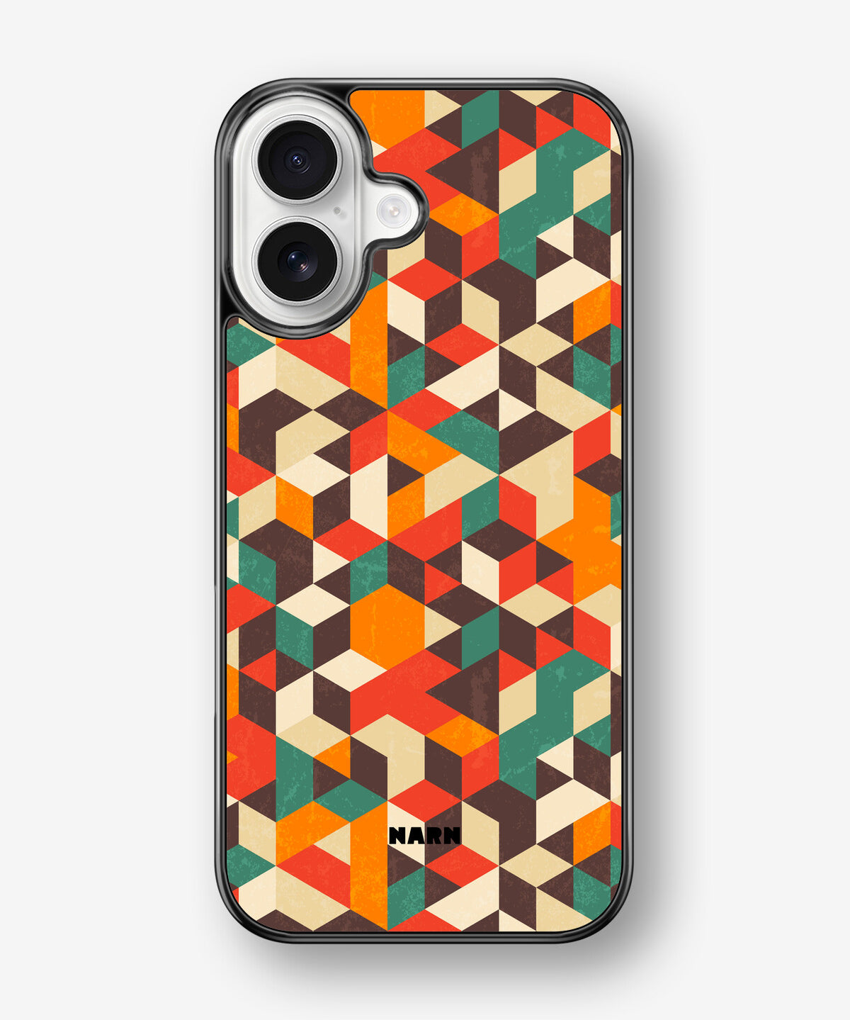 iPhone 17 Hard Case – Retro Geometric - View 1