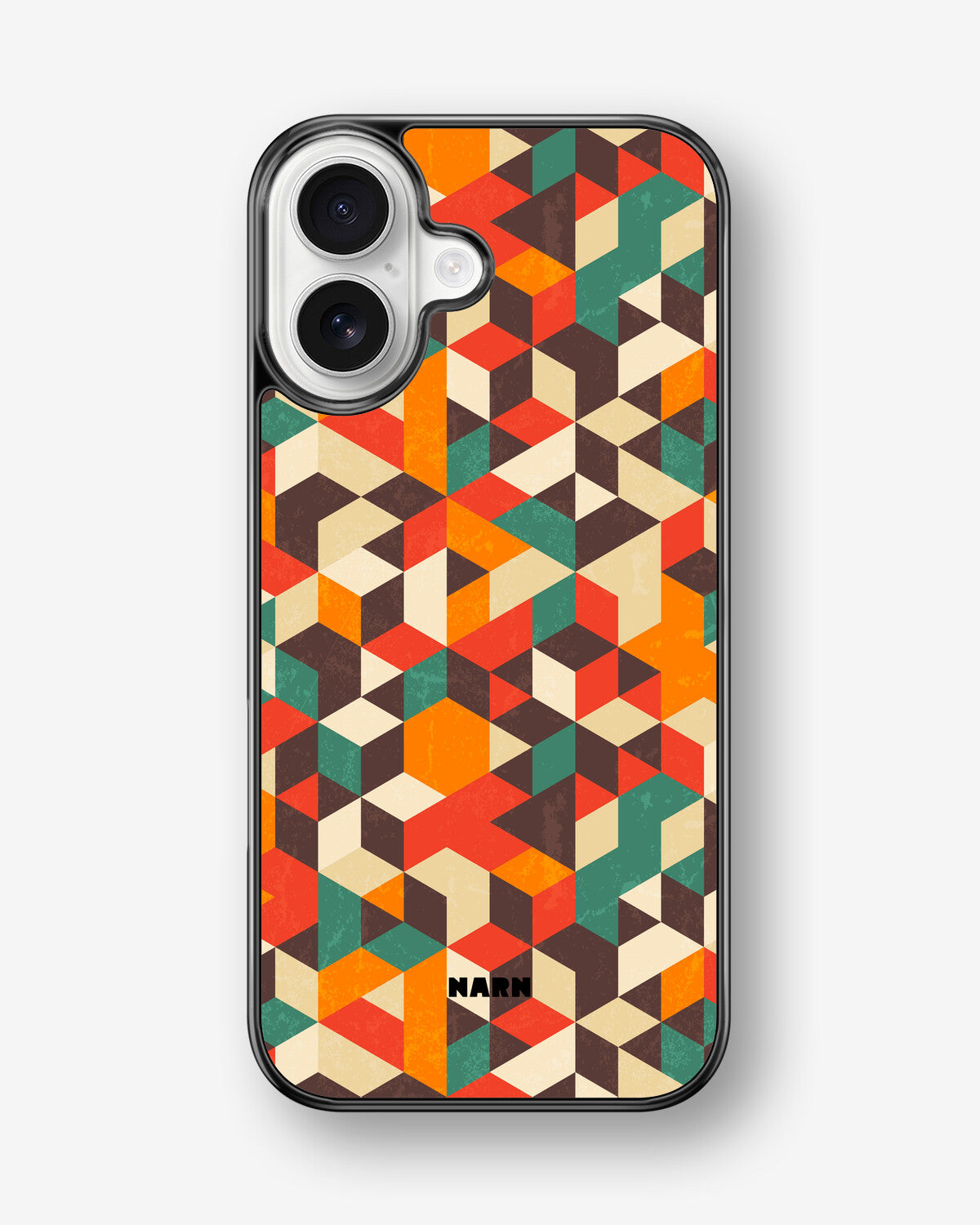 iPhone 17 Hard Case – Retro Geometric - View 1