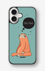 iPhone 17 Hard Case – Slow Down Sloth - View 1