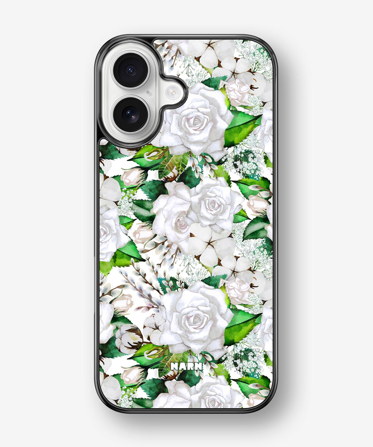 iPhone 17 Hard Case – White Bloom - View 1