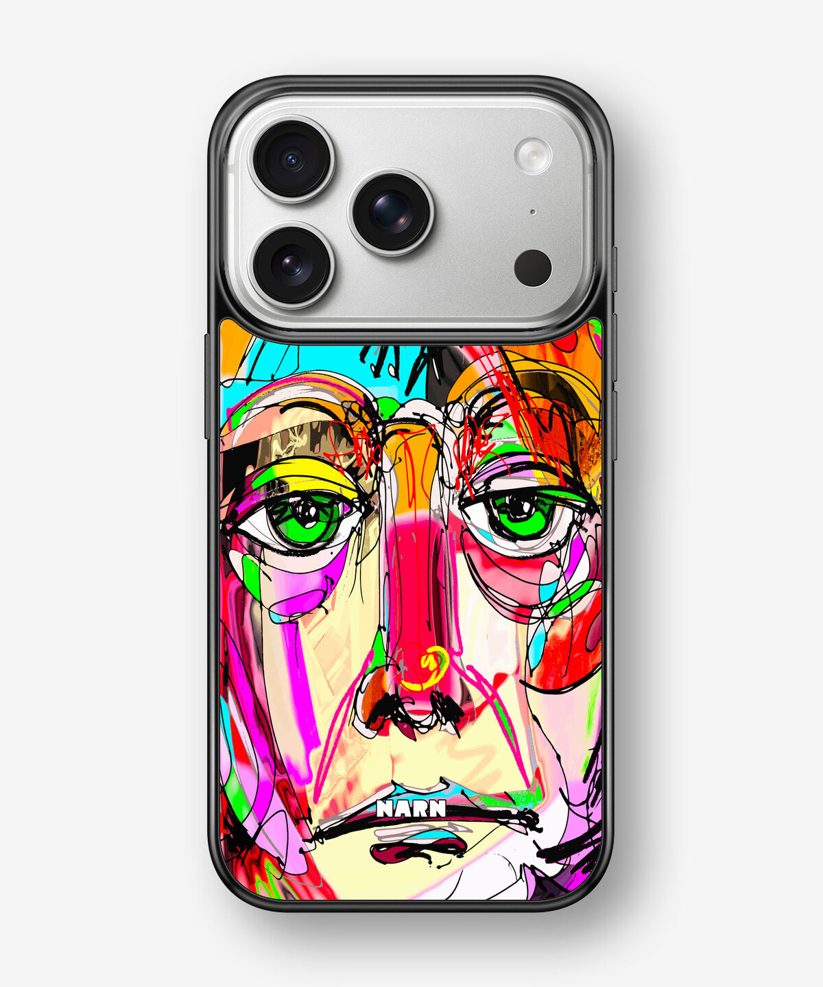 iPhone 17 Pro Hard Case – Abstract Portrait - View 1