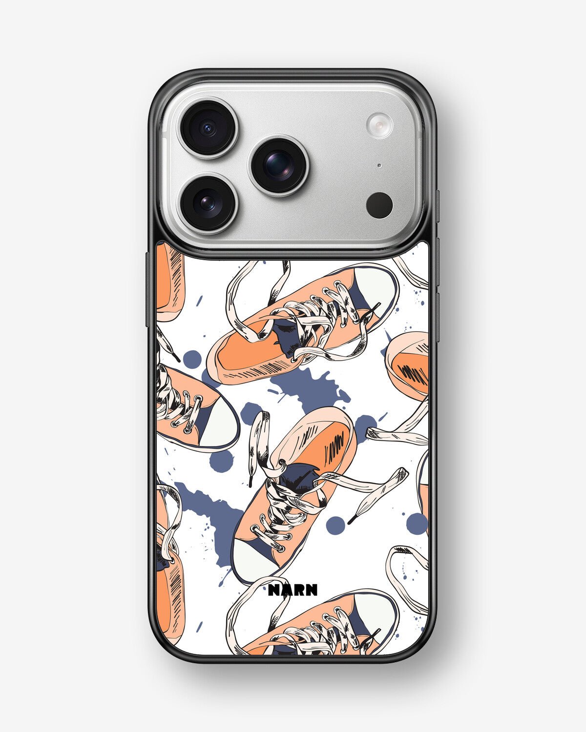 iPhone 17 Pro Hard Case – Apricot Sneakers - View 1