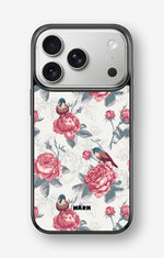 iPhone 17 Pro Hard Case – Birds Among Roses - View 1