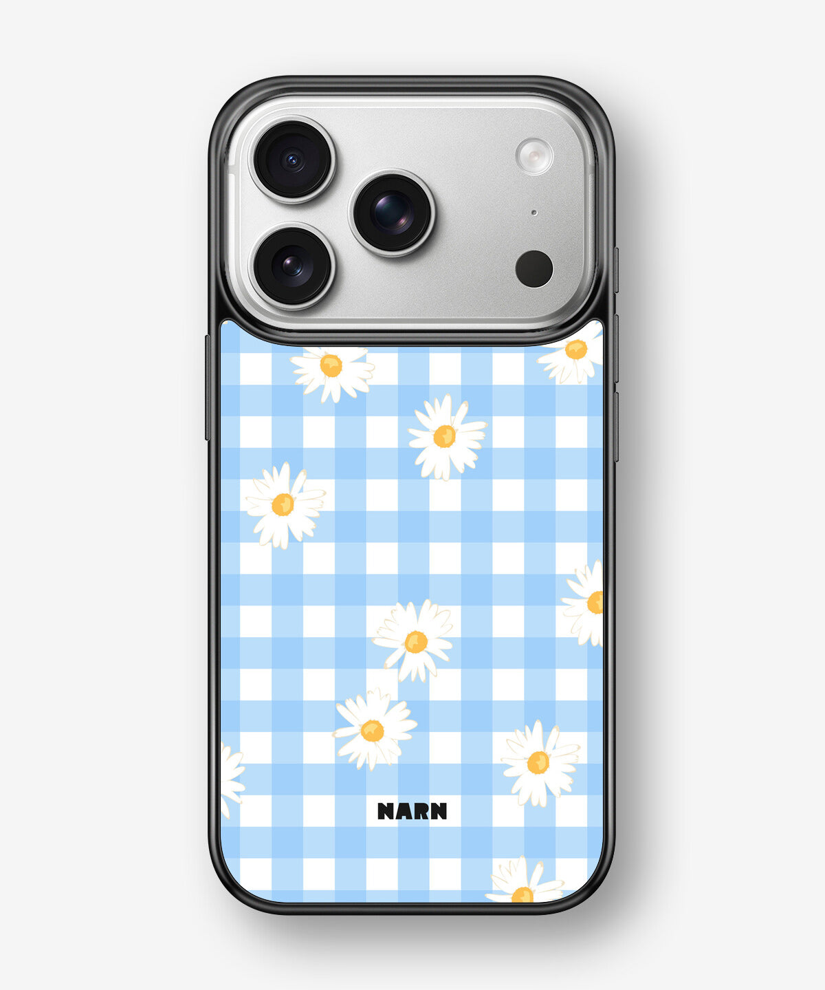 iPhone 17 Pro Hard Case – Blue Daisies - View 1