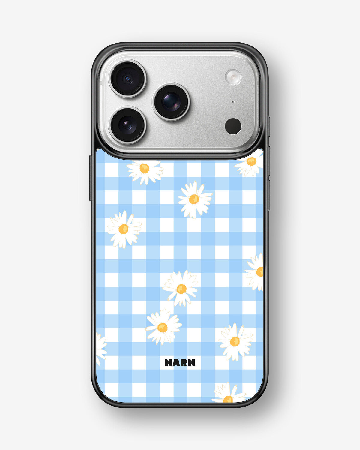 iPhone 17 Pro Hard Case – Blue Daisies - View 1